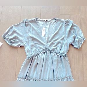 NWT Baltic Born Santorini Maxi Dress, Dusty Blue, Large